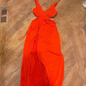 Red BCBG generation evening dress